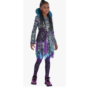 Disney Descendants Rise Of Red Party Uliana Dress Leggings‎ Costume